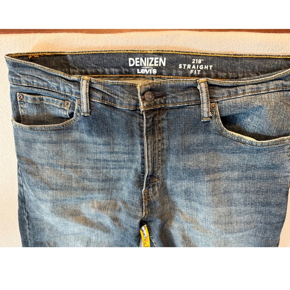 Denizen‎ Levi's 218 Jeans Straight Fit Denim Blue Distressed Mens W36 L30